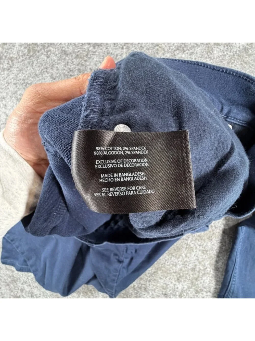 Banana Republic Chino Pants Mens 36x30 Blue‎ Stretch Straight Leg 5-Pockets